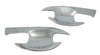 Mitsubishi L200 Triton 2 x Door Handle Bowl Cup Covers Chrome (2019-2020)