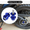 Bike Pair Motorbike Swingarm Spools 8mm CNC Swing Arm Spools Sliders Blue