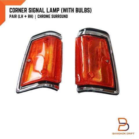 Nissan Datsun 720 Chrome Front Corner Signal Lamp Light (79-87)