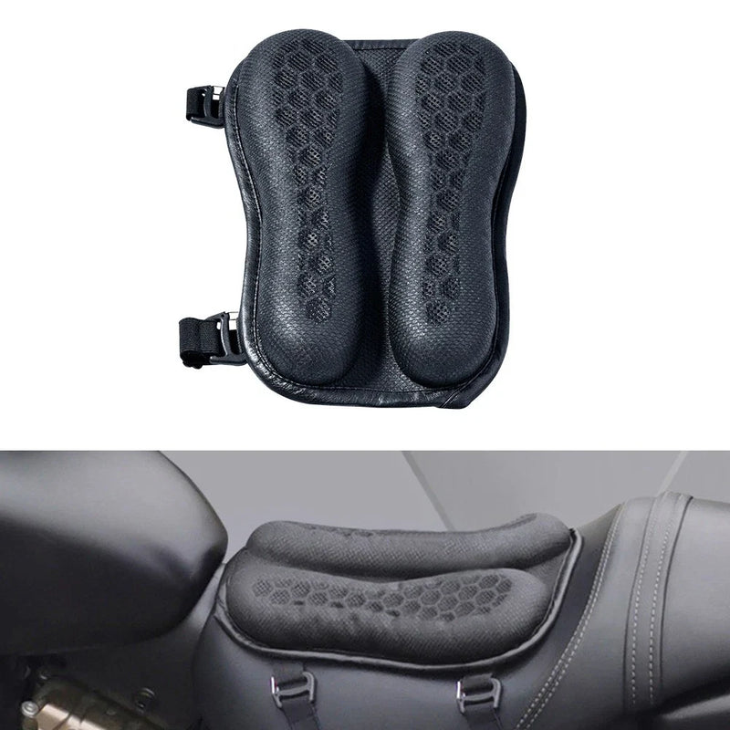 Motorcycle - Foldable 3D Honeycomb Structure Gel Rear Seat Cushion