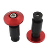Motorcycle Dirt Bike - Red 7/8'' Handlebar Grips Caps