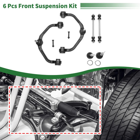 Ford Ranger (1998-2011) 2WD 6 Pcs Front Upper Control Arms