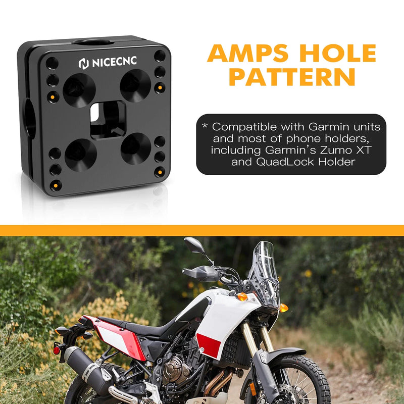 BMW R1200 / 1250GS CNC Handlebar Cell Phone Mount (2014-2022)