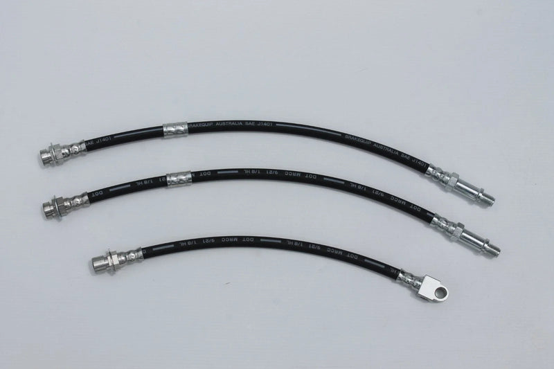 Chevy Impala, Bel Air (1 / 69-12 / 70) Disc Brakes Brake Hose Set (3)