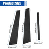 BMW 5 Series Gloss Carbon Pattern Door Window Pillar Post Cover Trim (2011-2017)