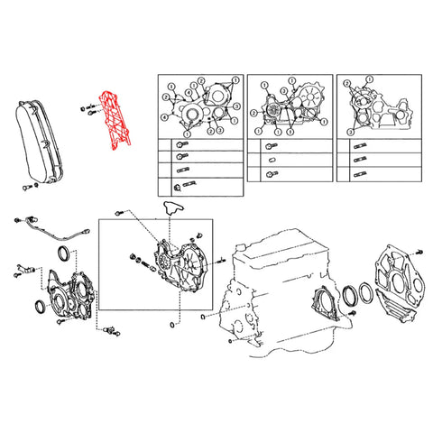 Toyota Hilux KUN126 / KUN135 3.0L / 2.5L 2005-2015 Timing Belt Cover