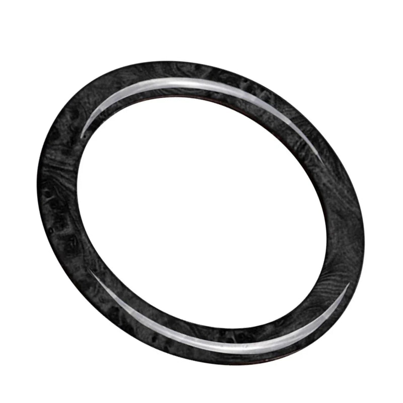 Benz A B C GLC CLA Wood Grain Engine Push Start Button Ring (2012-2023)