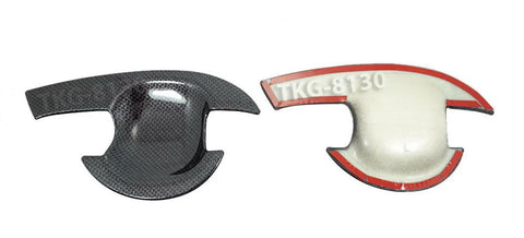 Toyota Hilux Carbon Door Handle Bowl Inserts Covers (2005-2014)