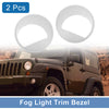 Jeep Wrangler JK Front Left & Right Headlight Trim Bezels (2007)