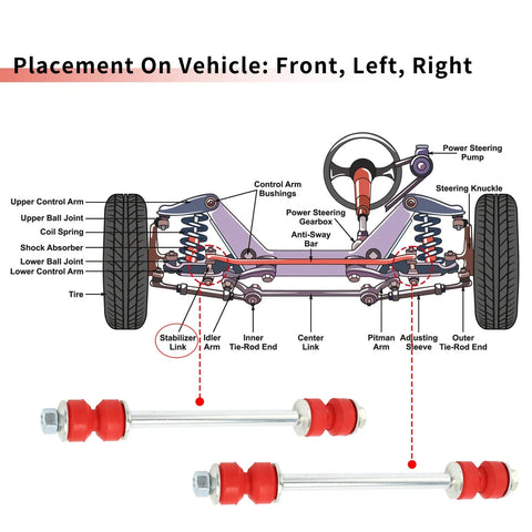 Ford Ranger Front Sway Bar Links (1998-2011)