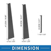 Toyota Camry 6 x Door Pillar Window Trim (2002–2006)