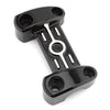 BMW R NINE T R9T Scrambler CNC Black Handlebar Risers Top Cover Clamp (14-20)