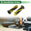 All Makes / Models 7/8" 22mm Motorcycle Hand Grips Rubber Yellow