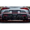 Toyota Supra A90 2019-2024 REAL Carbon Fiber Refit Rear Bumper Diffuser