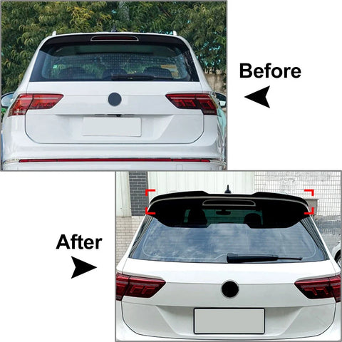 Volkswagen Tiguan R-Line 2017-2022 Carbon Fiber Rear Roof Spoiler Wing