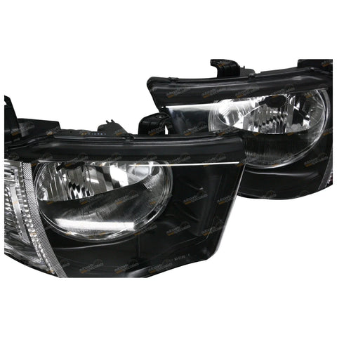 Clear Headlights Pair LH+RH Mitsubishi Triton MN Series (2009 - 2015)