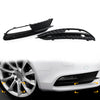 Audi A5 2 x Front Bumper Black Fog Light Grille Cover (2012-2016)
