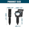 GMC Black 20 x Fuel Line Retaining Clip Wire Routing Clips