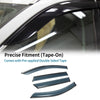Toyota bZ4X (2023-2024) Side Vent Visors Black Window Deflectors 1 Set