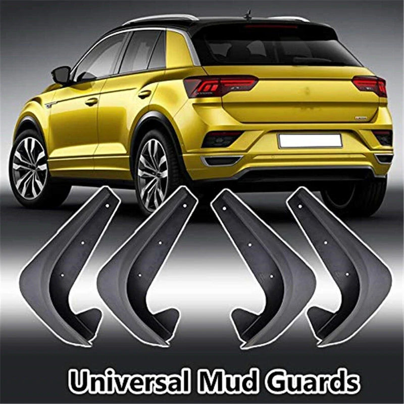 Universal Cars 4Pcs EVA Plastic Mudflap Splash Guards (No Year Specified)