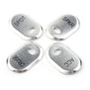 Harley Touring Electra Glide Road Glide Chrome Brushed Panel Switch Covers