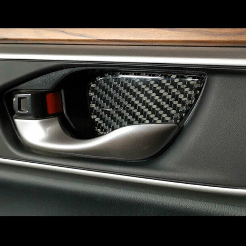 Honda CR-V 2017-2021 4pcs Carbon Fiber Door Dish Covers