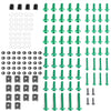 Motorcycle F3 177 x Green Fairing Bolts M5/M6