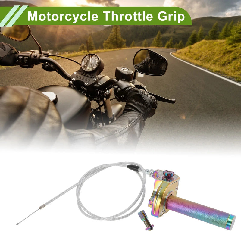 Motorcycle 22mm CNC Aluminum Alloy Handlebar Multicolour