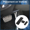 Jeep Grand Cherokee (2022-2025) Black Foot Accelerator Pedal Covers