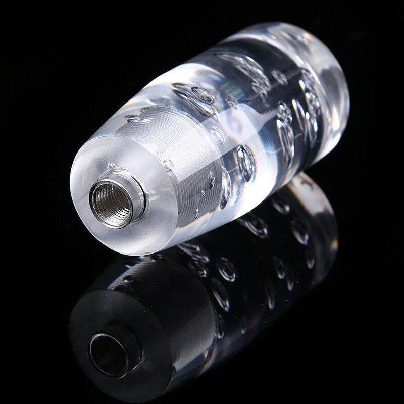 Car 100mm LED Crystal Blue Manual Gear Shift Knob