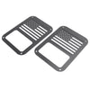 Jeep Wrangler JK Rear American Flag Tail Light Covers (2007-2016)