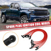 Chevy Small Block HEI Cap 8pcs Spark Plug Wire Ignition Coil Cable