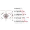 Toyota Hilux N80 LN85 LN86 YN80 N90 LN91 1988-1997 Engine Cooling Fan Blade