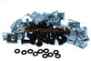 Yamaha, Honda, Ducati 25x M5 Black Aluminium Fairing Bolts & Helmet Clips