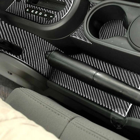 Jeep Wrangler JK 10 x Carbon Fiber Gear Shift Panel Covers (2007-2010)