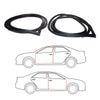 Datsun Sunny B310 4-Door 1978-1982 Front Door Weatherstrip Set