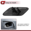 Volvo C30 (2010-2013) Black Front Right Bumper Trim Nozzle Cover