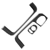 Fiat 500 Carbon Fiber Inner Door Armrest Handle Trim (2012-2015)