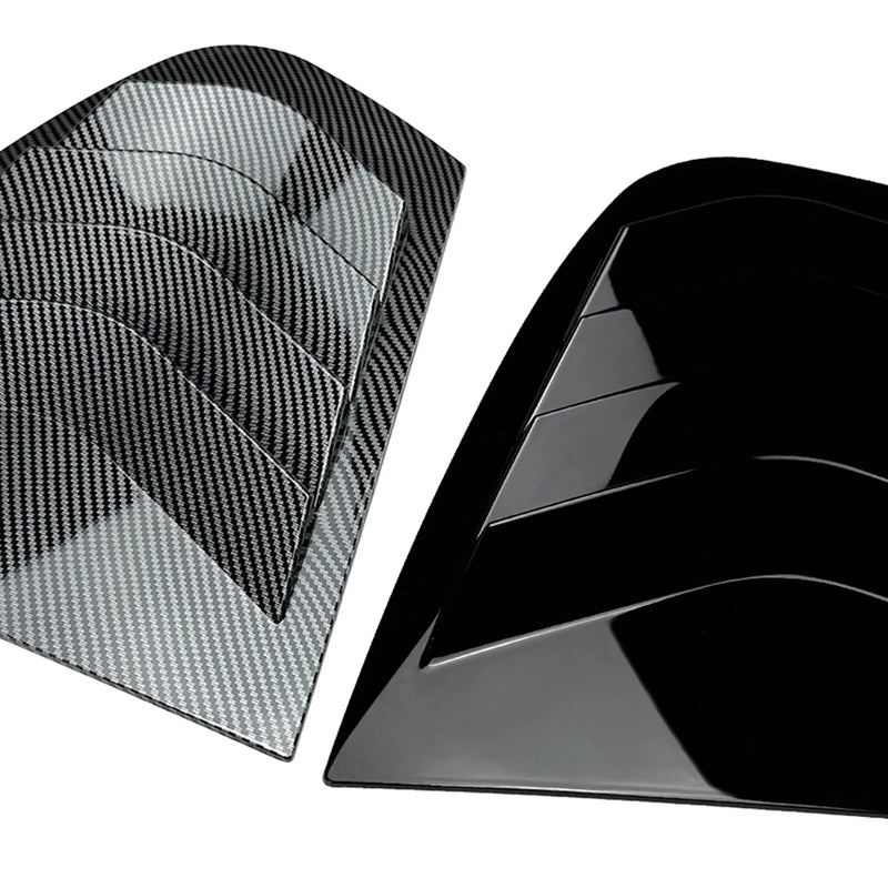 BMW F30 320i M Sport (2013-2019) Black Rear Louver Shutter Cover