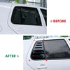 Golf MK4 5-Door Hatchback Glossy Black Rear Window Louver Cover (1997–2004)