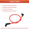 Ford F-150, Mustang 10 Pcs Spark Plug Wire Ignition Coil Cables (1979-1995)