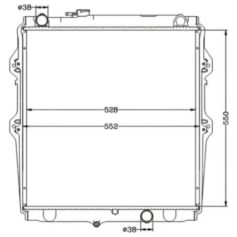Toyota Hilux KZN165 Radiator (1999–2005)
