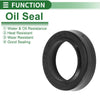 All Cars Oil Seal 5 Pcs Rotary Shaft Seal NBR Black 15x21x4.5mm