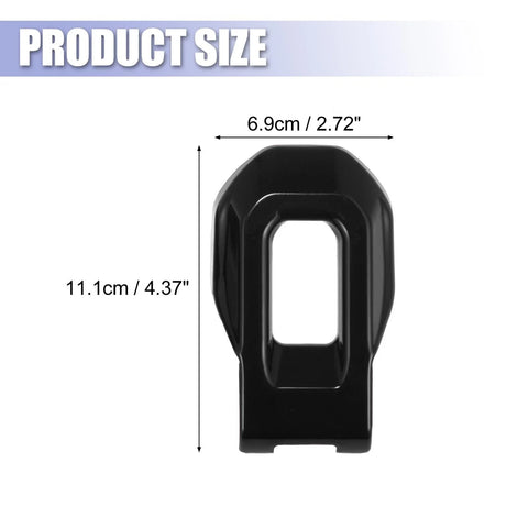 Jeep Wrangler JL JLU 2 x Black Hood Latch Lock Catch Covers (2018-2021)