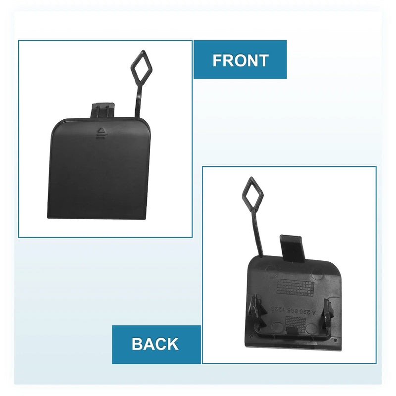 Mercedes-Benz S500 (2000-2001) Black Front Right Bumper Tow Hook Cover