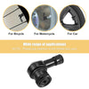 Motorcycle 2 x 90 Degree Universal Motorcycle Vacuum Tire Valve Stems Caps 11.3mm