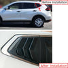 Nissan Rogue 2 x Carbon Fiber Side Vent Window Scoop Louver Cover (2014–2021)