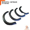 Isuzu D-Max DMAX Ute 6" Matte Black Fender Flares (2020-2023)