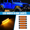 Jeep 6 x Car LED Underbody Wheel Lights (24V)