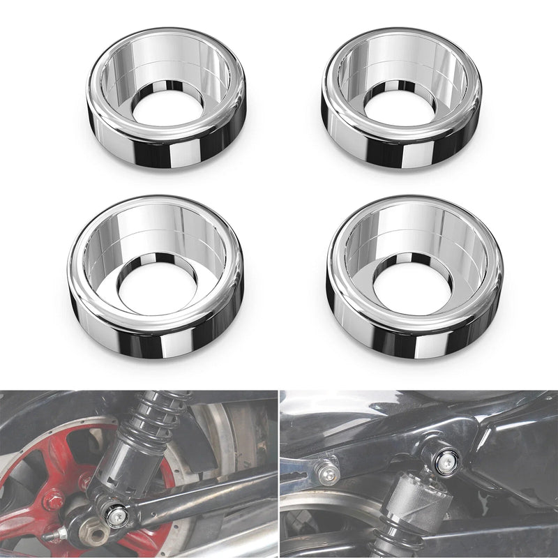 Harley Iron 1200 XL1200NS 4X Shock Absorber Bracket Rings (2018-2021)